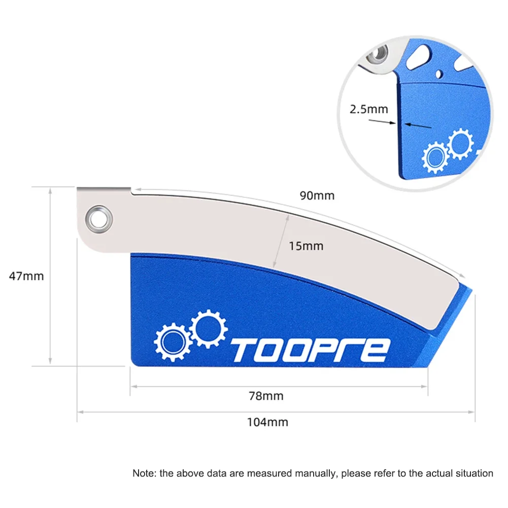 MTB Bicycle Disc Brake Pad Gap Regulator Folding Mountain Bike Disc Brake Space Adjustment Rotor Alignment Tool Bike Accessories