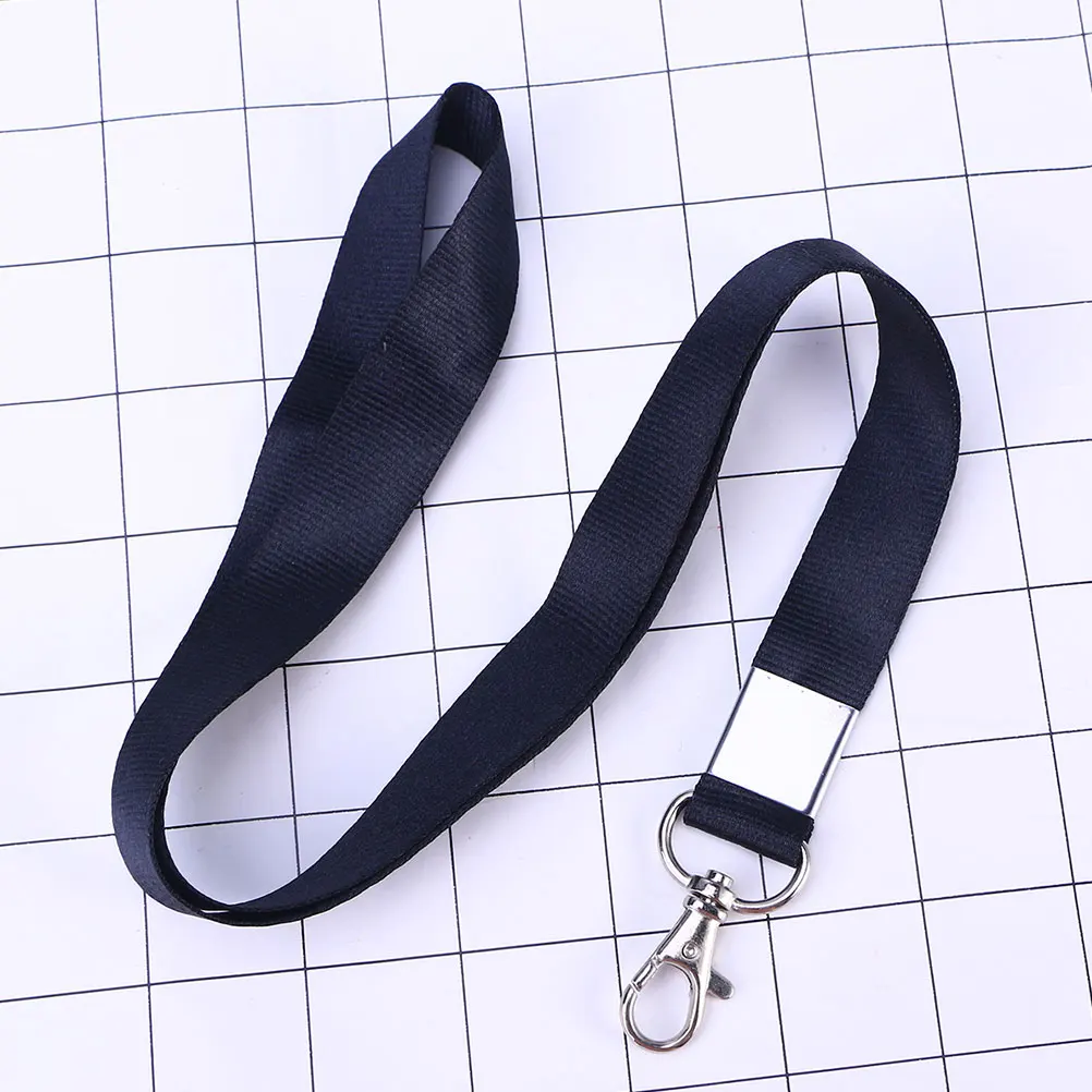 5개 조절 가능한 넥 랜야드 분리형 안전 배지 홀더 탈부착 가능한 버클 헤비 듀티 키체인 스트랩 ID 카드 및 열쇠용