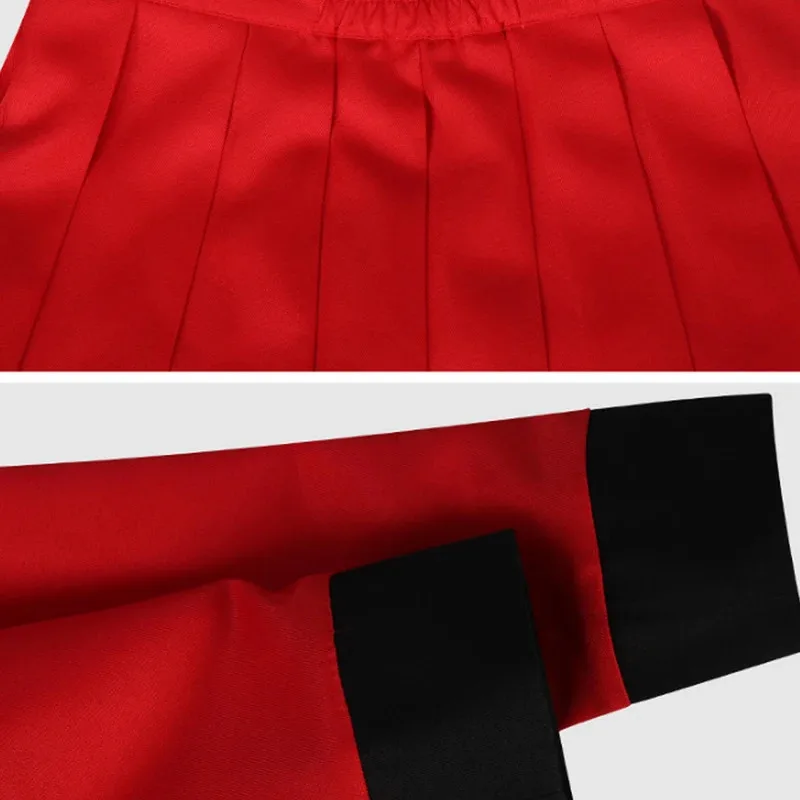 Hundred Line Tsukumo Kako Cosplay Fantasy Clothing Red Dress Anime Game Costume Disguise Adult Women Roleplay Party Outfits eo]5