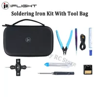 iFlight Tool Storage Bag W/ FPV Soldering Iron Kit Wrench/Iron/Soldering Pen/Tin Wire/ Tweezers/Cutting Pliers Tool Handbag Bag