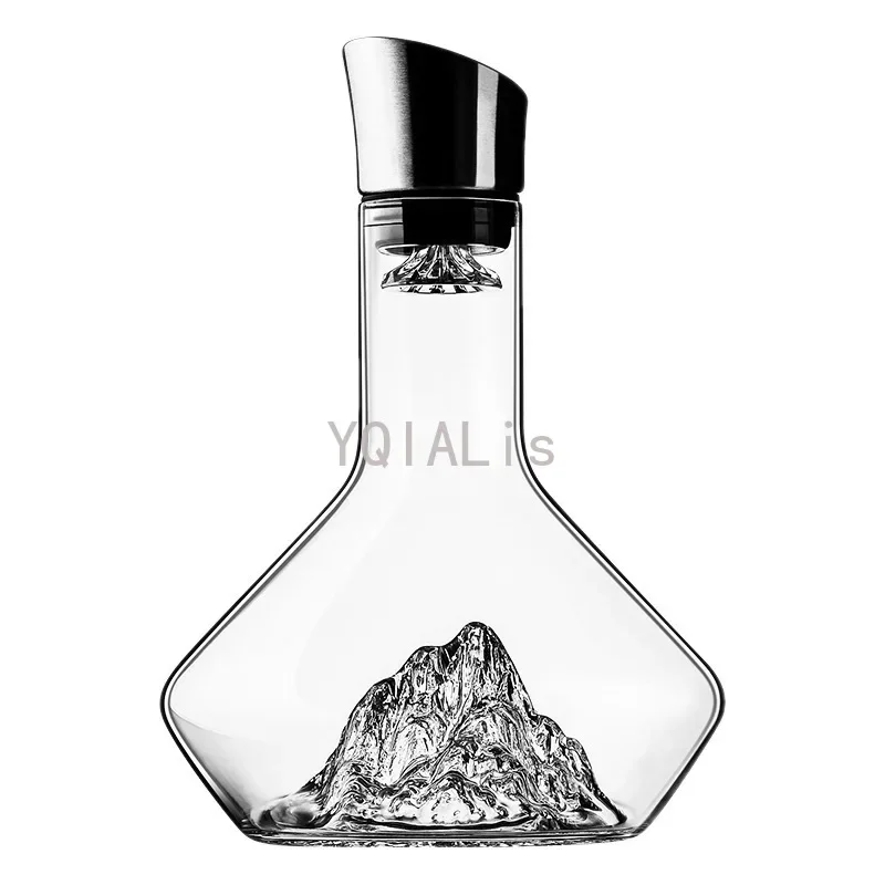 Imagem -04 - Pode Ser Capotado para Cima e para Baixo 10001500ml Popular Rápido Cerveja Vinho Decanter Vinho Tinto Jarro de Cristal Barra Casa Dispositivo de Votação de Vinho