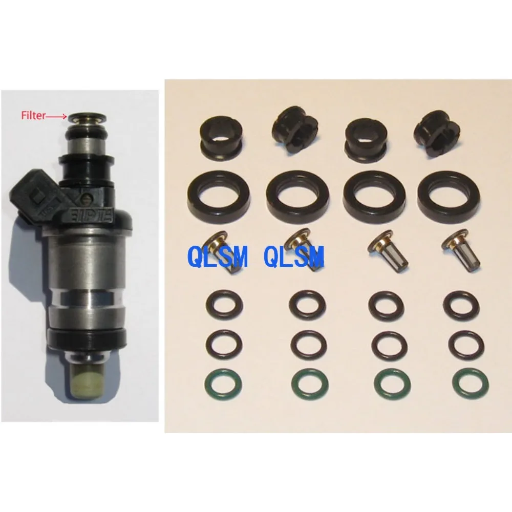

Honda Fuel Injector Repair Seal Kit Keihin Injector - O-Ring Filter Spacing