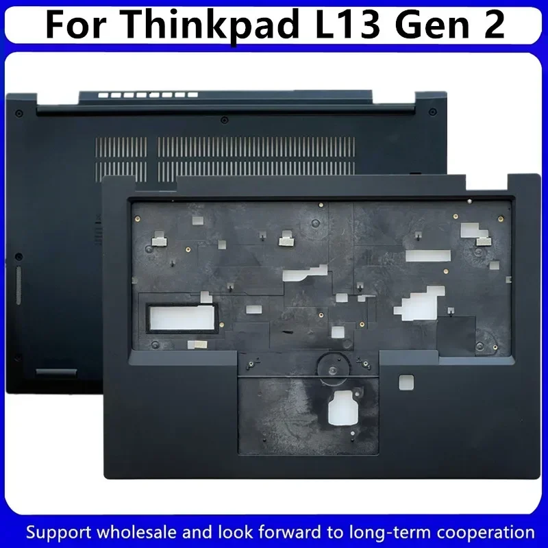 

New For Lenovo Thinkpad L13 Gen 2 Bottom Base Case Cover/ Upper Case Palmrest Cover 5CB0Z69168 5CB0Z69176