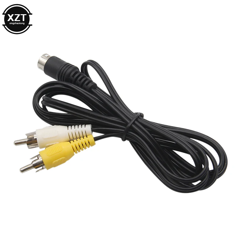 1Pc Durable 1.5M 3 Pin Game Audio Video AV Cable For Sega Genesis 2 A/V RCA Connection Cord Wire For SEGA Genesis II /MD Adapter