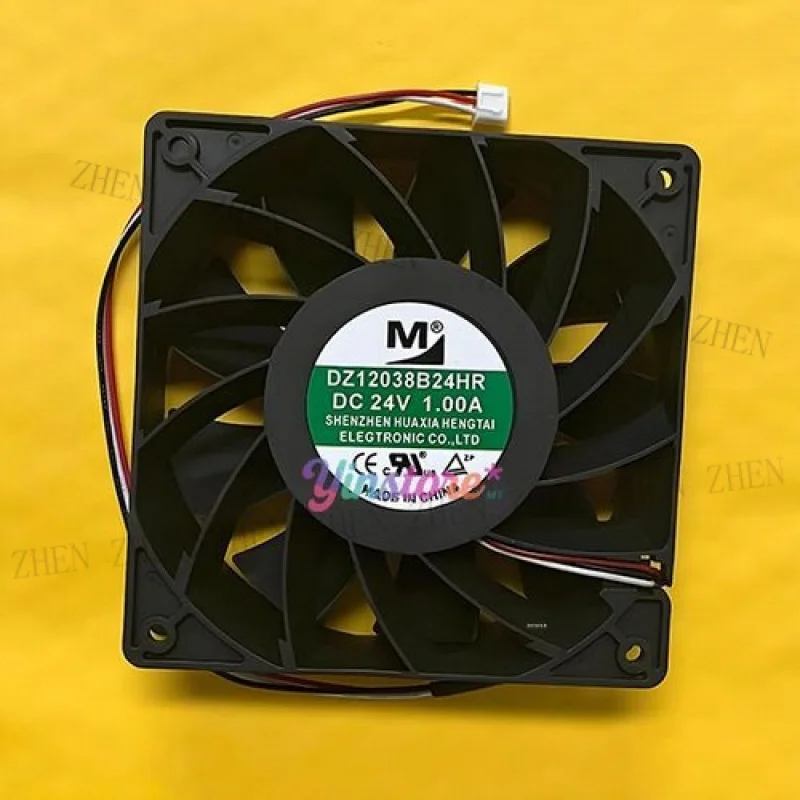 

Y 1 Pc. New FOR M DZ12038B24HR Cooling Fan 12038 DC24V 1.00A 12CM 3Pin