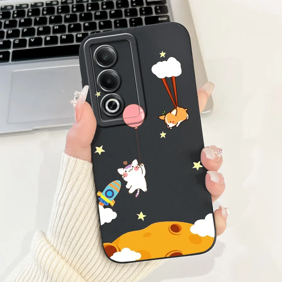 For Oppo A3 Pro 2024 Case CPH2639 Silicone Cover Popular Flower Avocado Shockproof Soft TPU Phone Case For OPPO A80 5G A 80 Capa