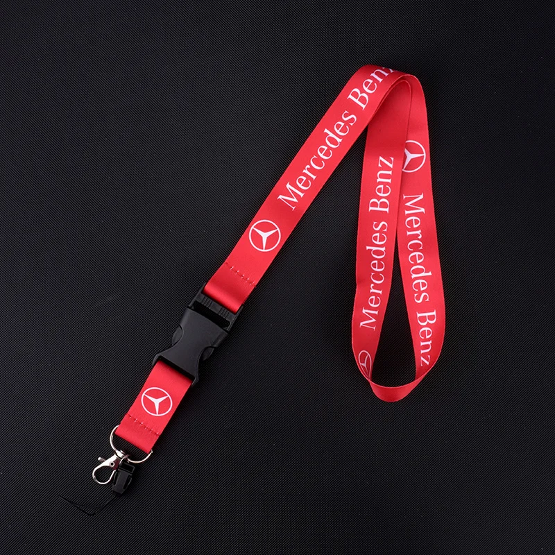 Lanyard Nylon Printing Emblem Style Keychain For Mercedes Benz AMG CLA CLS GLK GLE GLC W211 W203 W204 W210 W124 W202 W212 W222  view 5