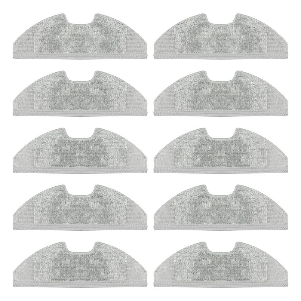 Microfiber Mop Panos para RoboVac G10, Substituição Cinza, Limpeza, Fácil Instalação, Novo, 4 PCs, 10 PCs