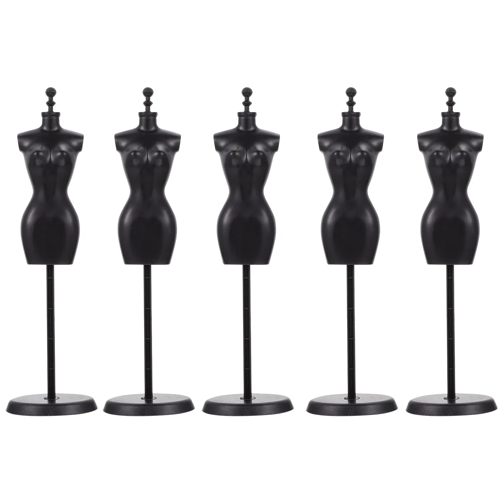 

5 Pcs Model Stand Display Holder for Clothes Accessories Mannequin Support Kids Girls Pretend Play Toy Gift Idea