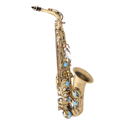 

Starway Carving Eb Key Retro Bronze Alto Saxophone For Student And Professional Performer