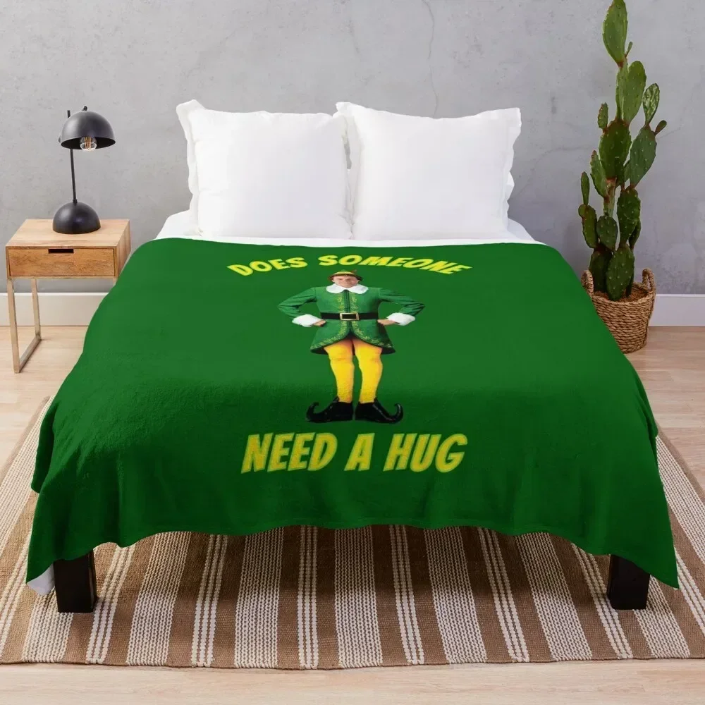 

Buddy The Elf Does Someone Need A Hug Throw Blanket Cozy Warm Blanket for Bed Room Decor