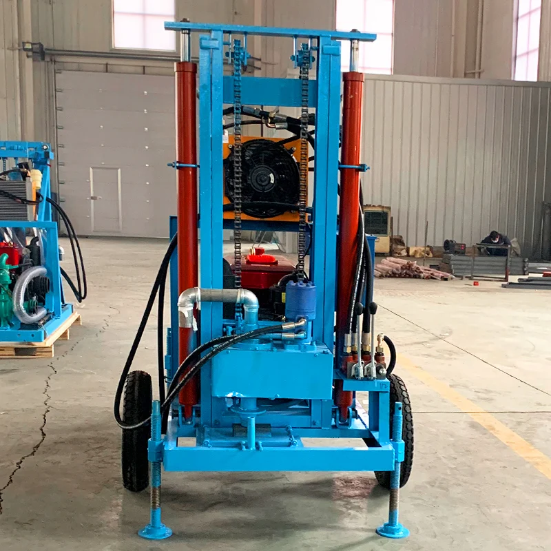 Customized 30HP Precision Hydraulic Drill 180m Diesel High-Quality Water Well Drilling Rig