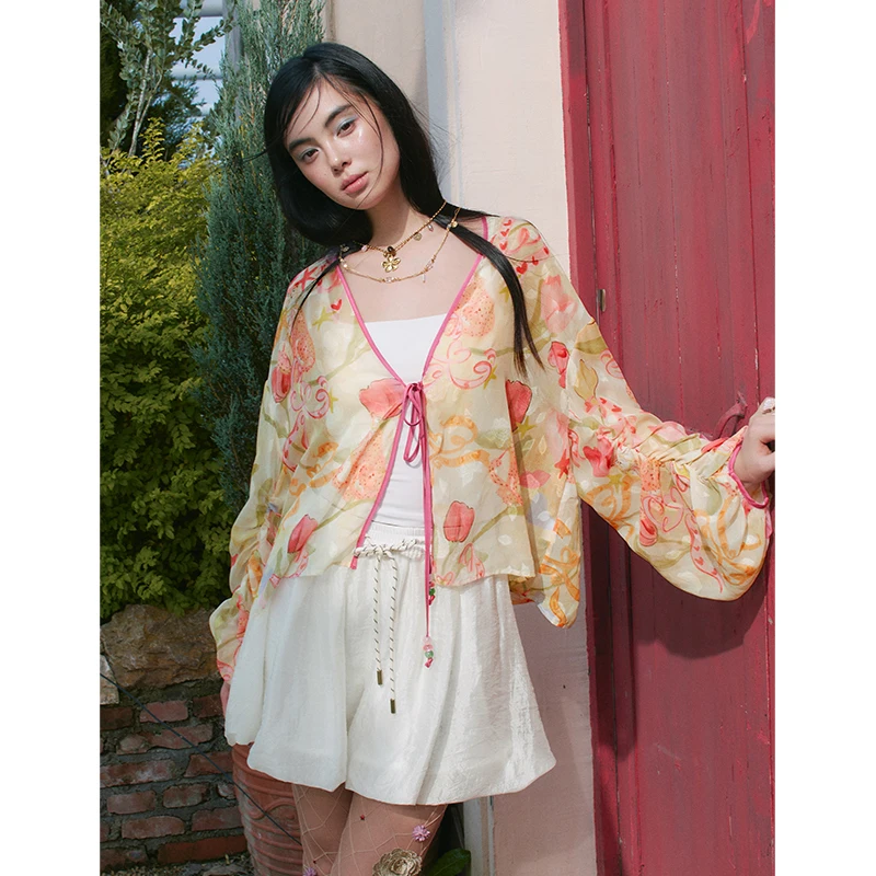 ELFSACK Transparenter Kimono-C – Kimono Sheer Floral Bewertung und Preis
