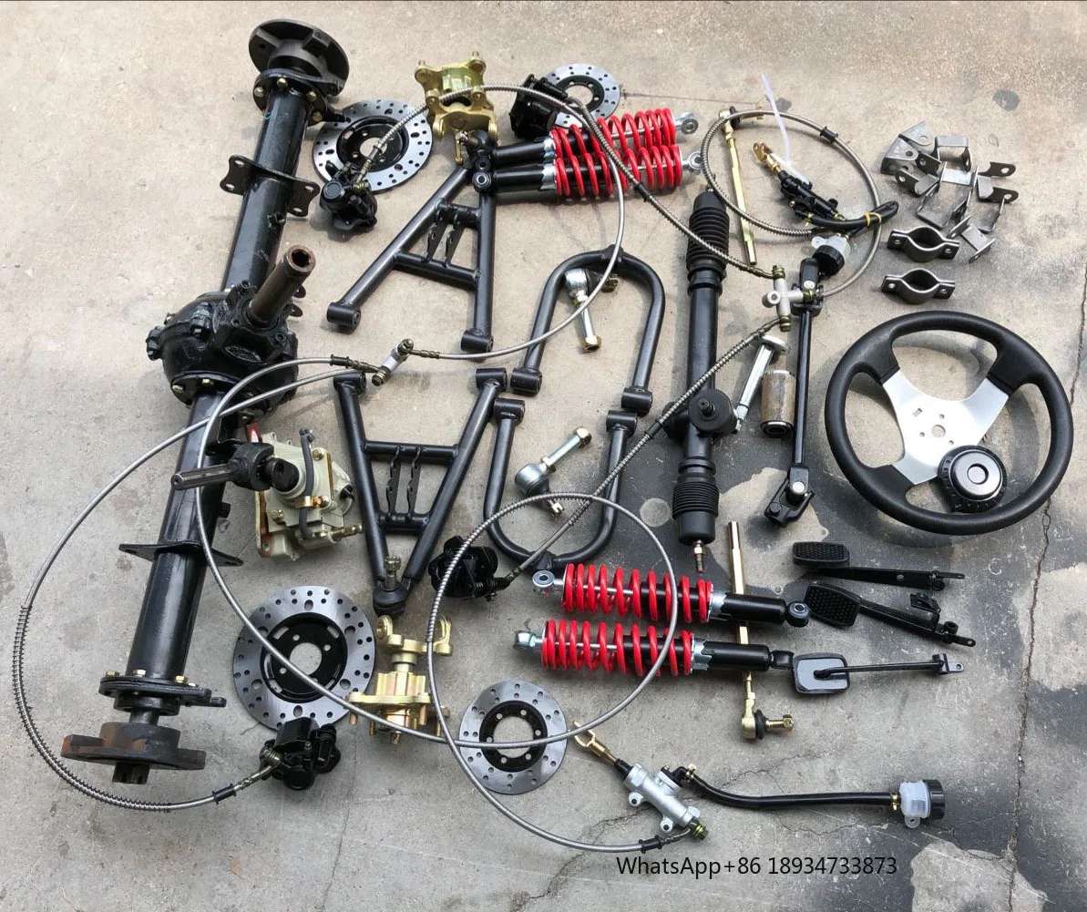 Castle Nuts Tube Frame Go Kart 4 Stroke Go Kart Frame Chassis Quad Bike Frame Go-kart Four Wheel Drive