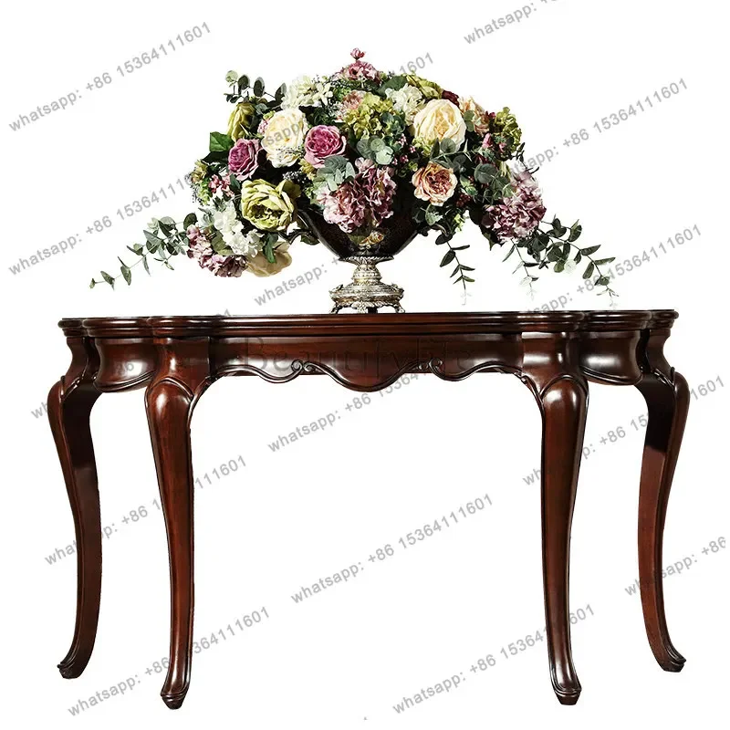 

LJYAmerican solid wood entrance table, the entrance entrance table is super narrow against the wall