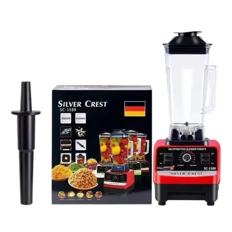 

2-in-1 Electric Commercial Blender Kitchen Automatic Food Juice Blender 4500W