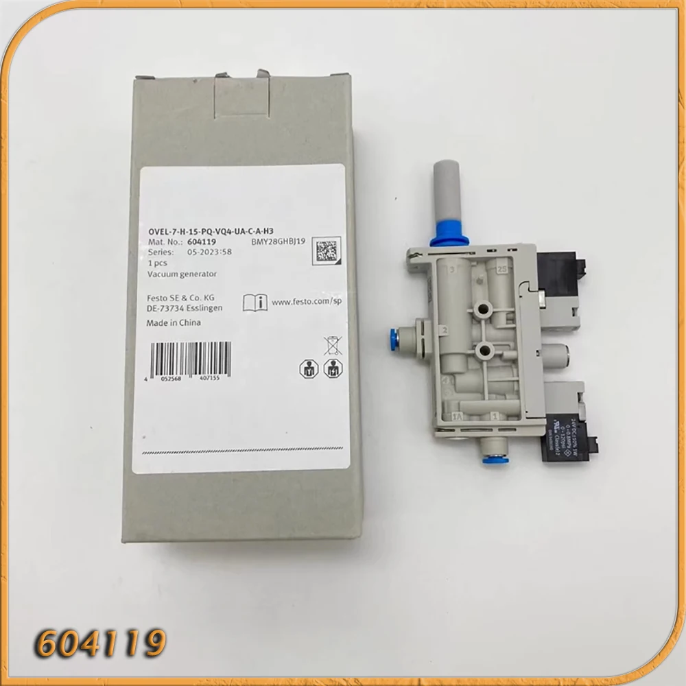 For FESTO Pneumatic Vacuum Generator OVEL-7-H-15-PQ-VQ4-UA-C-A-H3 604119