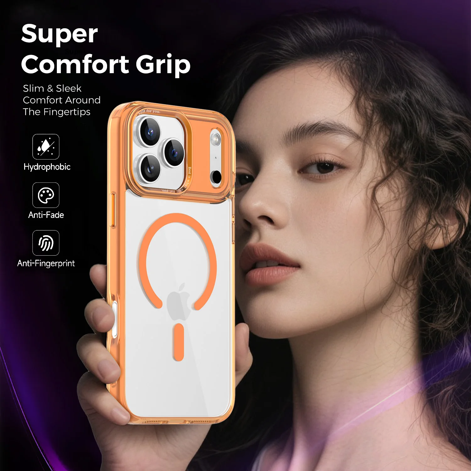 حافظة شحن لاسلكية Magsafe لهاتف آيفون 17 16 15 14 13 12 Pro Max Plus 17 غطاء صلب شفاف مقاوم للصدمات مغناطيسي هوائي