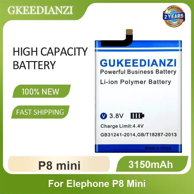 Аккумулятор для Elephone P8 Mini Max 3D P9000 Lite P3000S P3000 P8000 P6000 A5 E10 Pro P7000 S3 S7 A4 A6 Mini 4G P5000 U3H C1