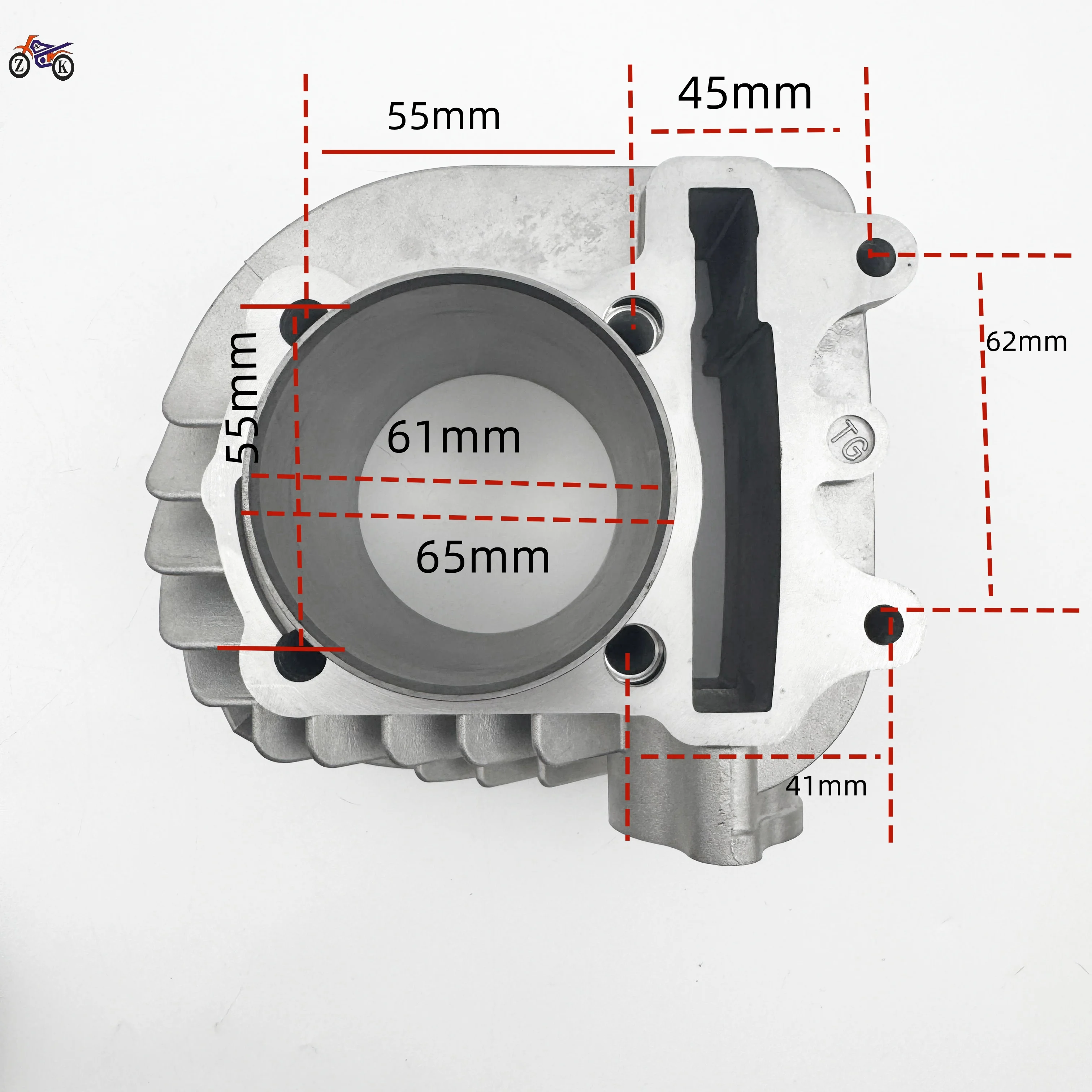 GY7 200CC CYLINDER GY6 150CC 170CC 1UPGRADE TO GY6 200CC CYLINDER KIT CYLINDER ASSY FOR 4-STROKE 157QMJ 152QMI SCOOTER KART