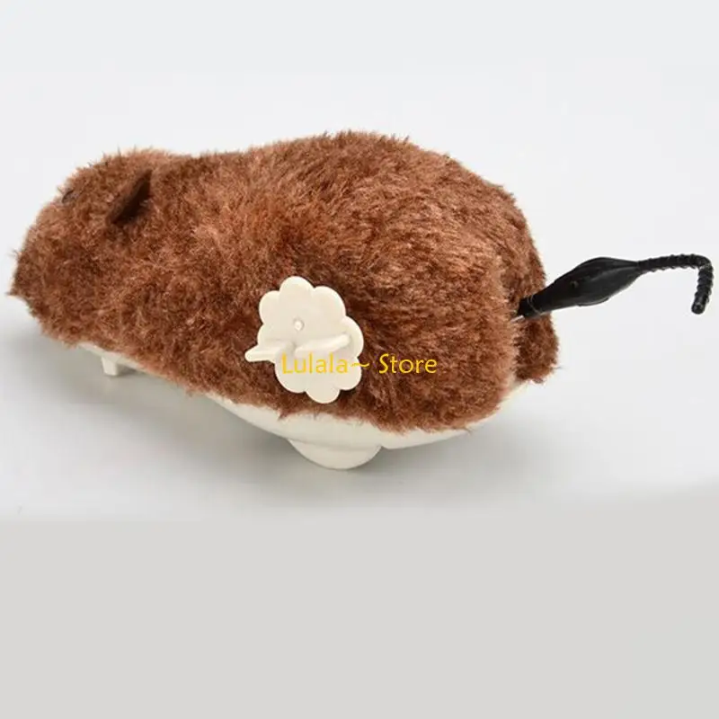 Y4QA – jouet souris à remonter, jouets à remonter, compagnie réaliste avec queue virevoltante