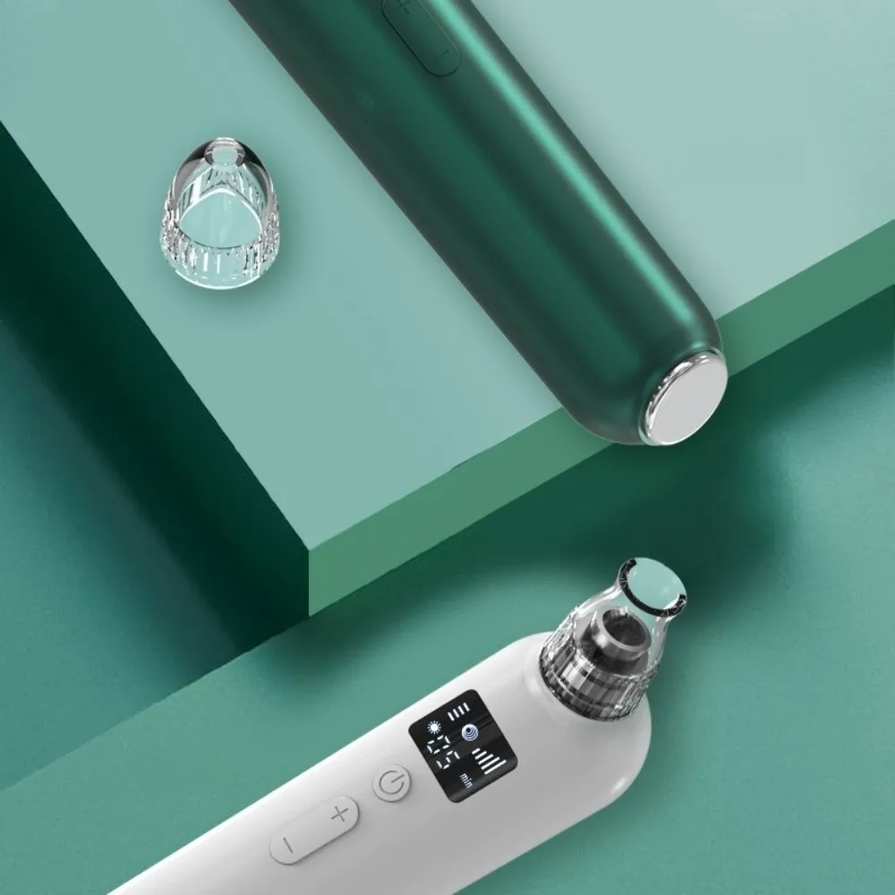 전기 블랙헤드 제거기 딥 클리닝 소형 버블 페이스 코 클리너 온열 기능 USB 충전식 스마트 뷰티 도구