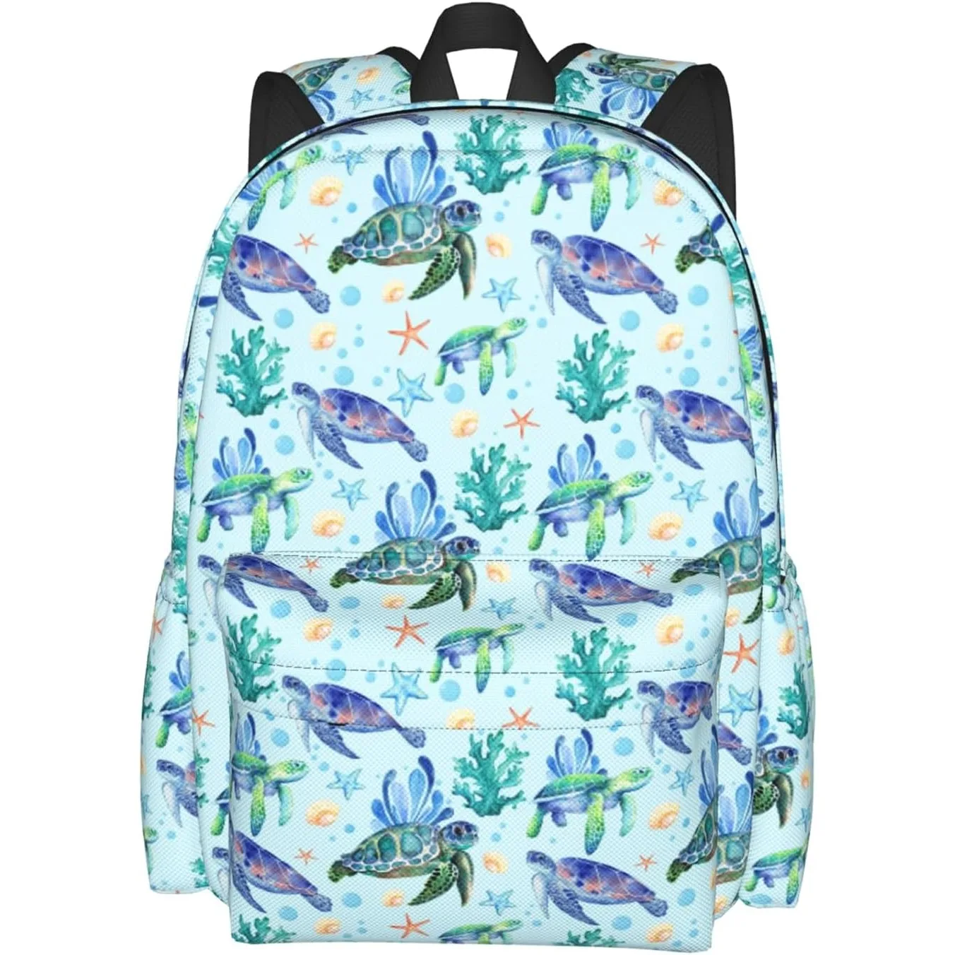 

Sea Turtle Backpack for Women 16.7 inch Travel Casual Laptop Backpack Lightweight Waterproof Durable Hiking Daypack