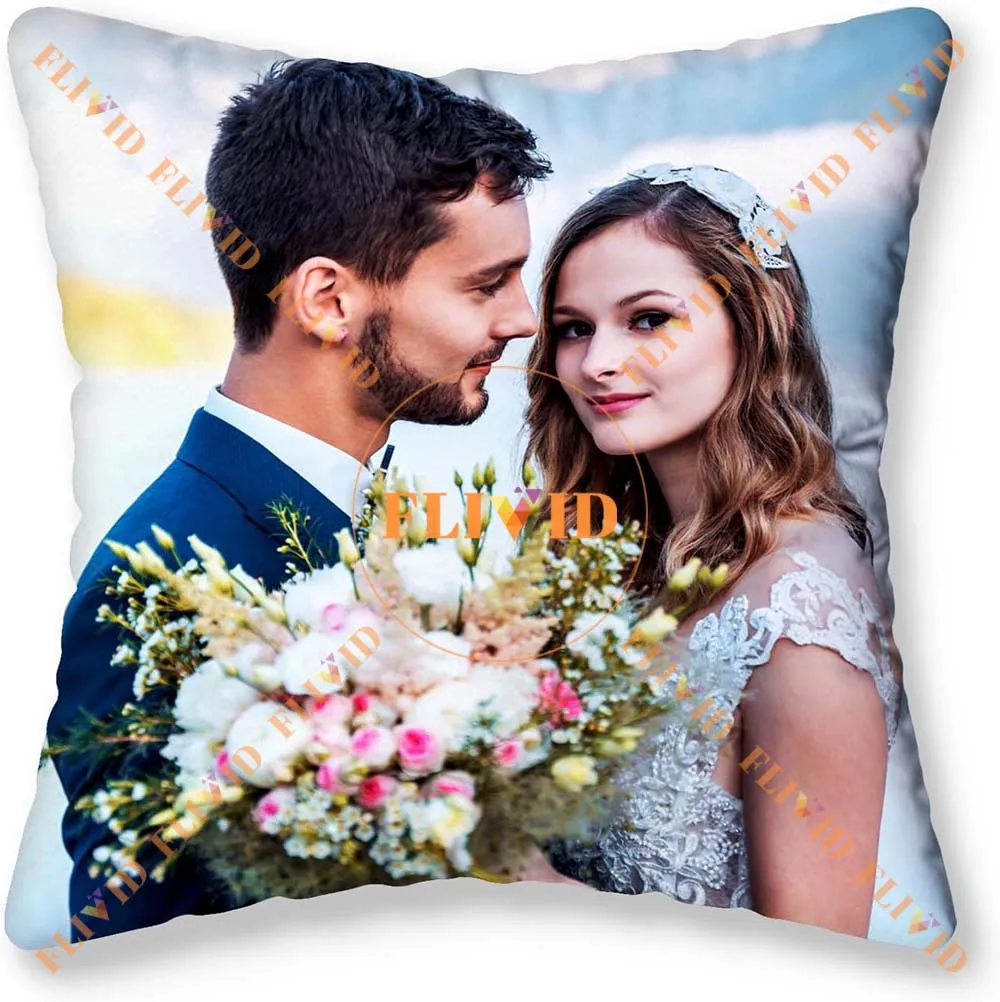 

Custom Wedding Photos Pillow,Customized Woman Portrait Pillows,Personalized Man Pillow from Photo, Memorial Gift,Lover Gifts