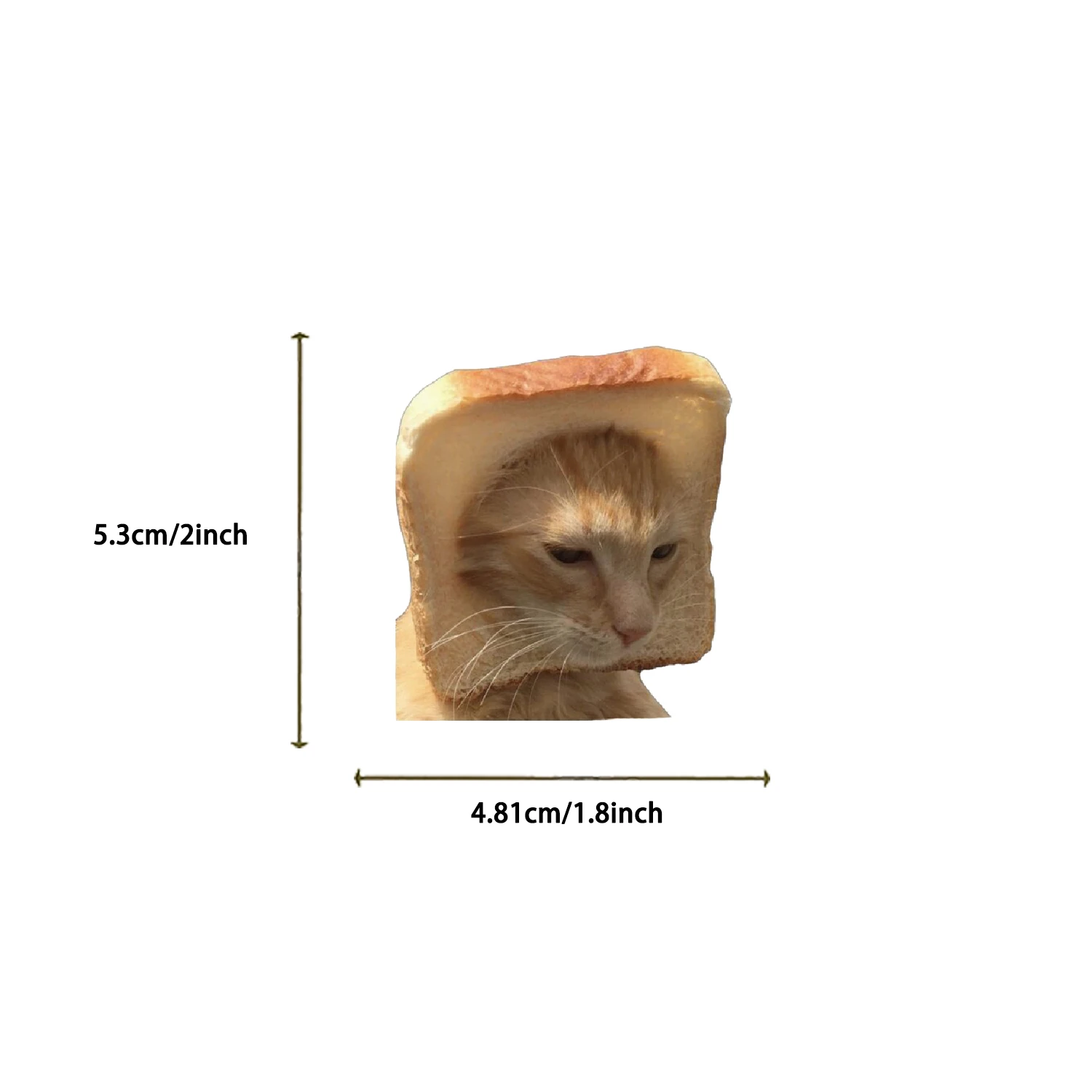 50 قطعة من ملصقات القط البلاستيكية الجمالية للأطفال الكورية الديكور سكرابوكينغ القرطاسية اللوازم المدرسية ملصق الشارات