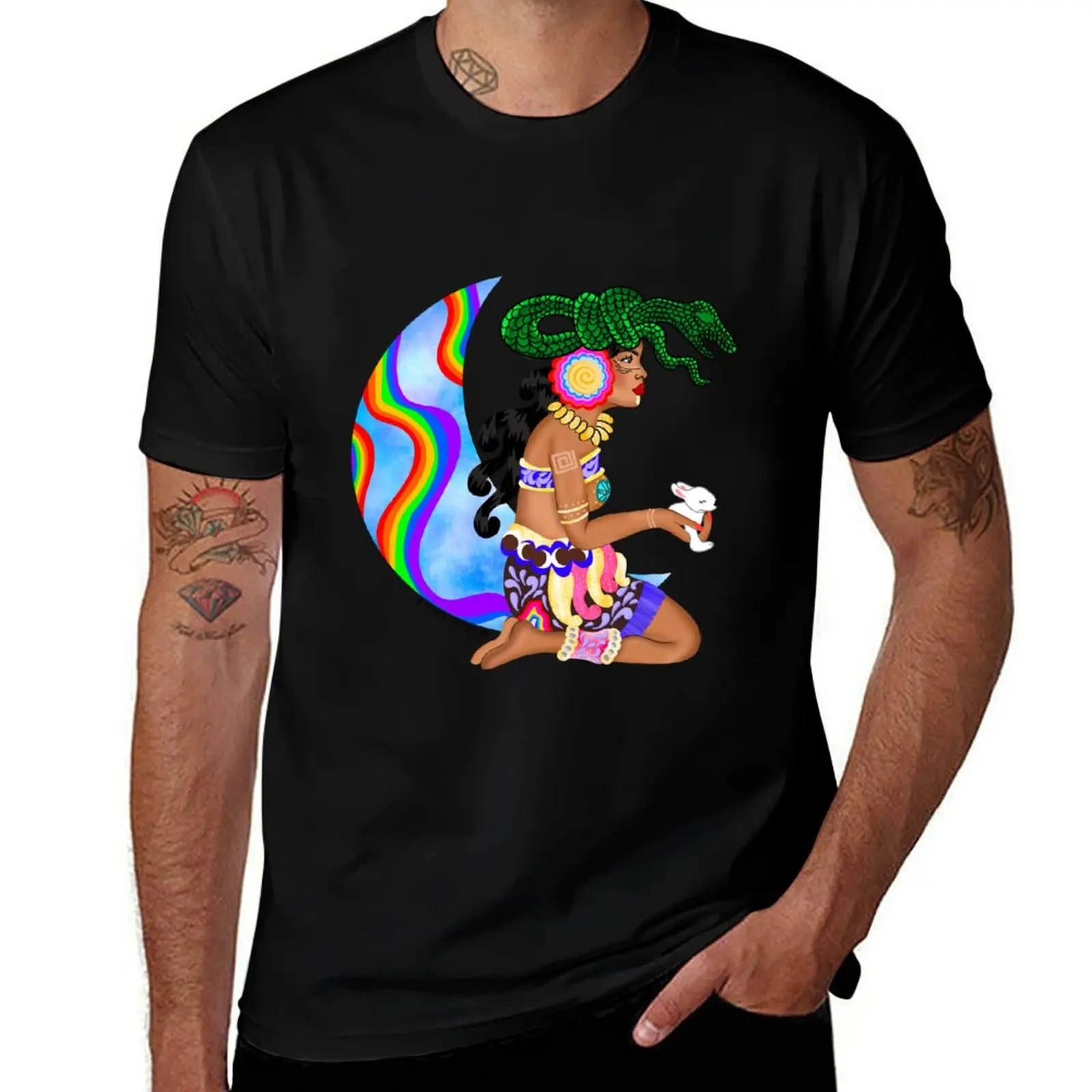 

Ixchel T-Shirt man t shirts graphic t shirts for man cotton soft T-Shirt