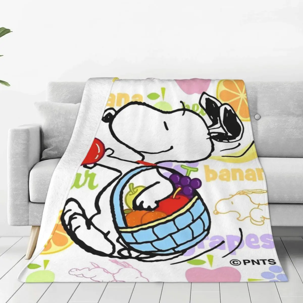 Snoopy Dog MINISO Blanket Picnic Flannel Throw Blanket For Couch Bed Soft Custom Quality Bedspread Gift Idea