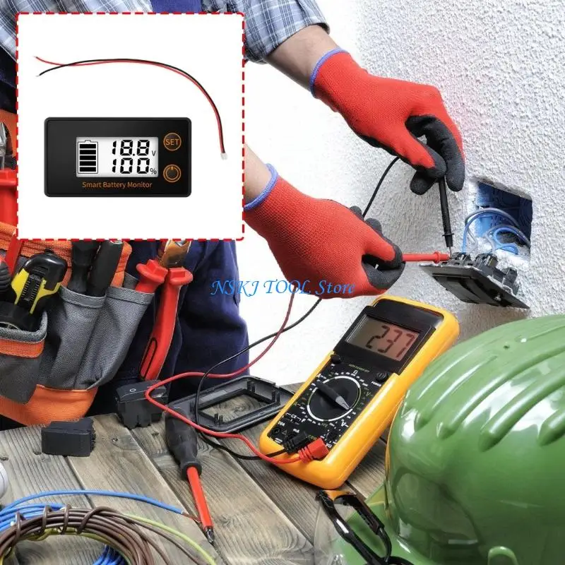 L8RC Fast Response Efficient Monitors Wide 8 to 100V Ranging Clear Readout