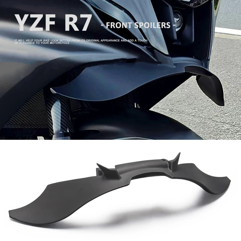

YZF-R7 2025 Front Spoiler Fairing Winglet Aerodynamic New Motorcycle For Yamaha YZF R7 YZFR7 Wing Cover Trim Sport Downforce