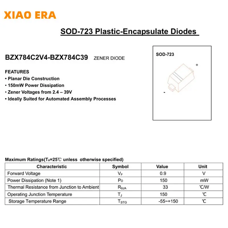 100Pcs SMD Zener Diode SOT-23 BZX84C2V4 Z11 BZX84C2V7 Z12 BZX84C3V0 Z13 BZX84C3V3 Z14 BZX84C3V9 Z16 BZX84C4V3 Z17 2.4V-39V IC