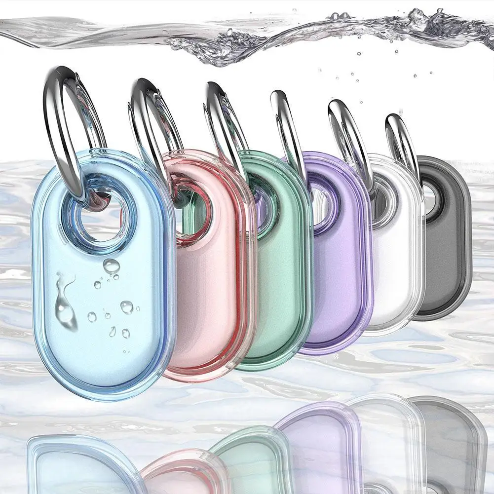 

For 2024 Galaxy SmartTag2 Key Cases Transparent Soft TPU Case Full Waterproof Protect For Samsung Galaxy Smart Tag 2