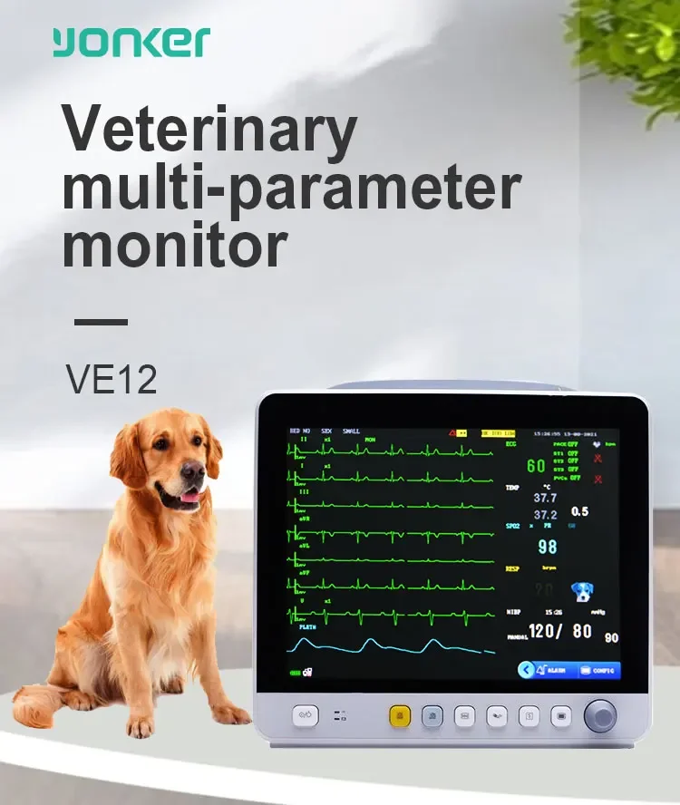 Yonker Multiparameter Handheld Portable Ultrasound Scanner Machine Nellcor  Veterinary Handheld Vital Sign