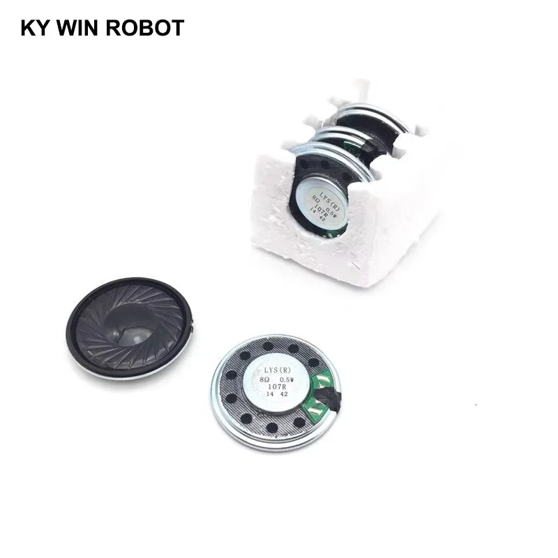 5 ピース/ロット新しい超薄型スピーカー 8 オーム 0.5 ワット 0.5 ワット 8R スピーカー直径 32 ミリメートル 3.2 センチメートル厚さ 5.2 ミリメートル