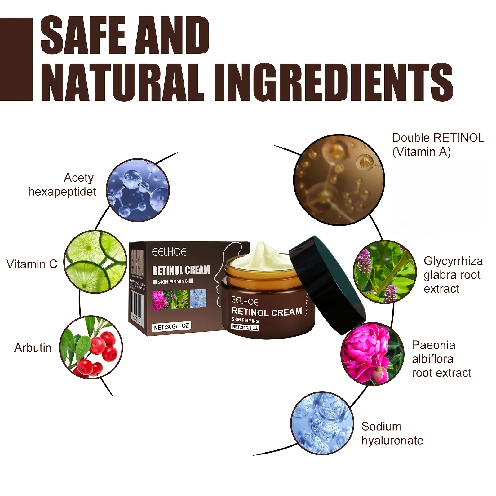 Retinol Face Cream in use