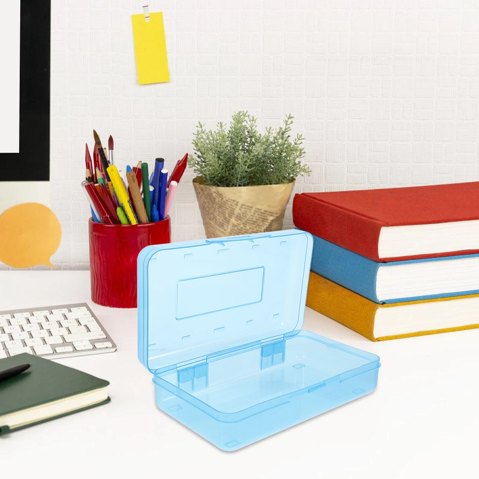 

3 Pcs Stationery Storage Box Pencil Case Crayon Organizer Multifunction Large Pp Adult Boxes Plastic