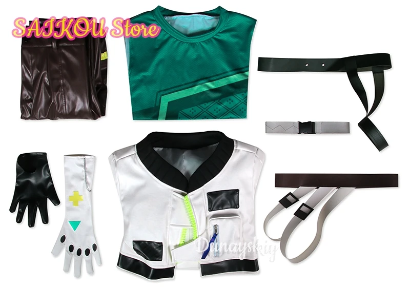 Anime Game Valorant Deadlock Cosplay Costume Adult Women Men Fantasy Outfits Female Halloween Carnival Party Clothes Wigs Jacket