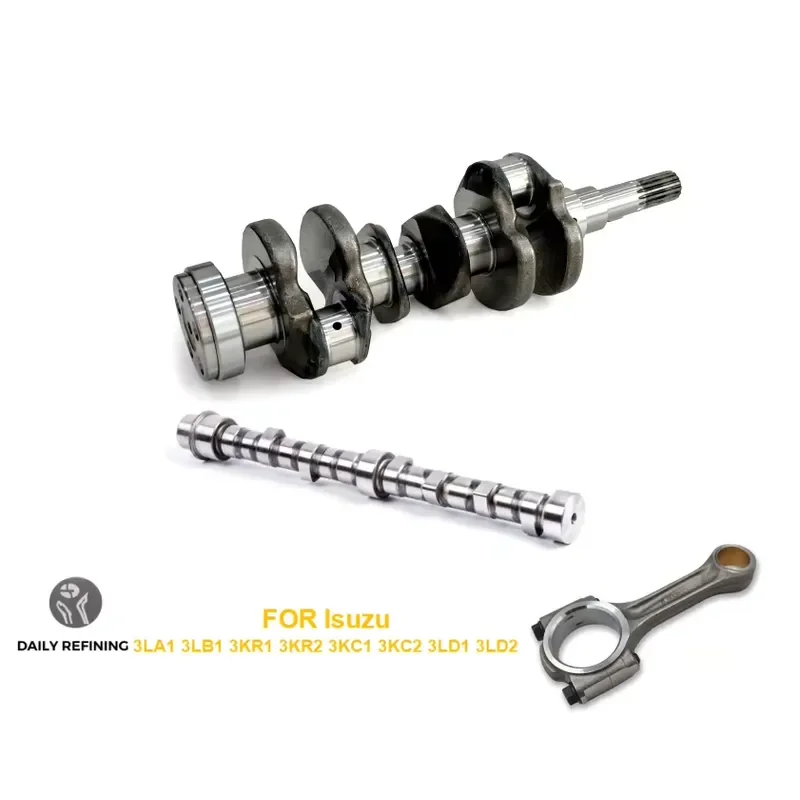 Forged Steel Camshaft Crankshaft Connecting Rod for Isuzu 3LA1 3LB1 3KR1 3KR2 3KC1 3KC2 3LD1 3LD2 Engine Spare Parts