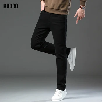 Fashion Loose Straight Business Casual Stretch Denim Pants Male Brand Trousers 3 Colors Plus Size Mens Clothing Slim Jeans 28-44 6