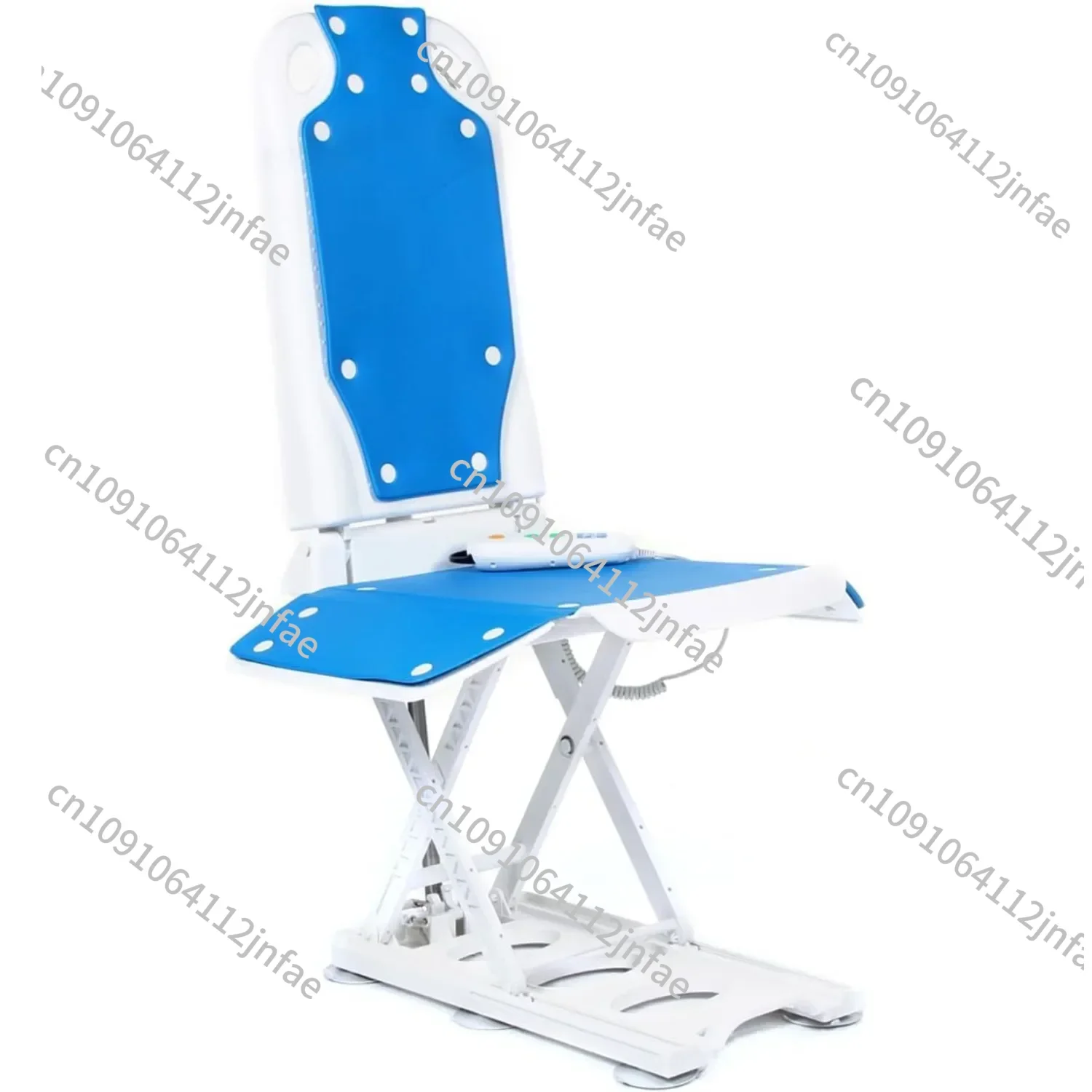 Electric Chair Lift, Get Up from Floor, Floor Lift, Can be Raised to 20” Help You Stand Up Again, Item Weight 30 LBS,Blue