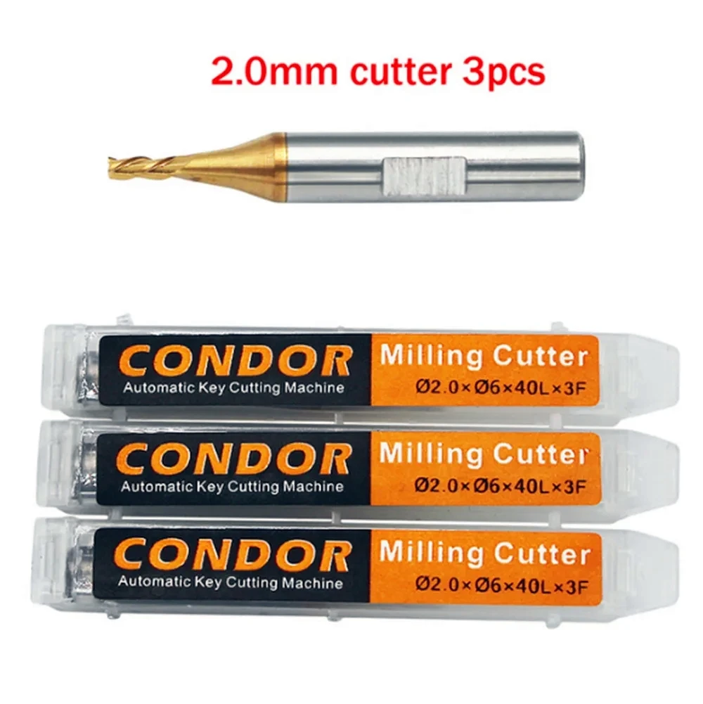 3/4/5Pcs Xhorse CONDOR 1.0mm 1.5mm 2.0mm 2.5mm Milling Cutter Probe For XC MINI Plus Dolphin XP-005  XP-007 Cutting Machine