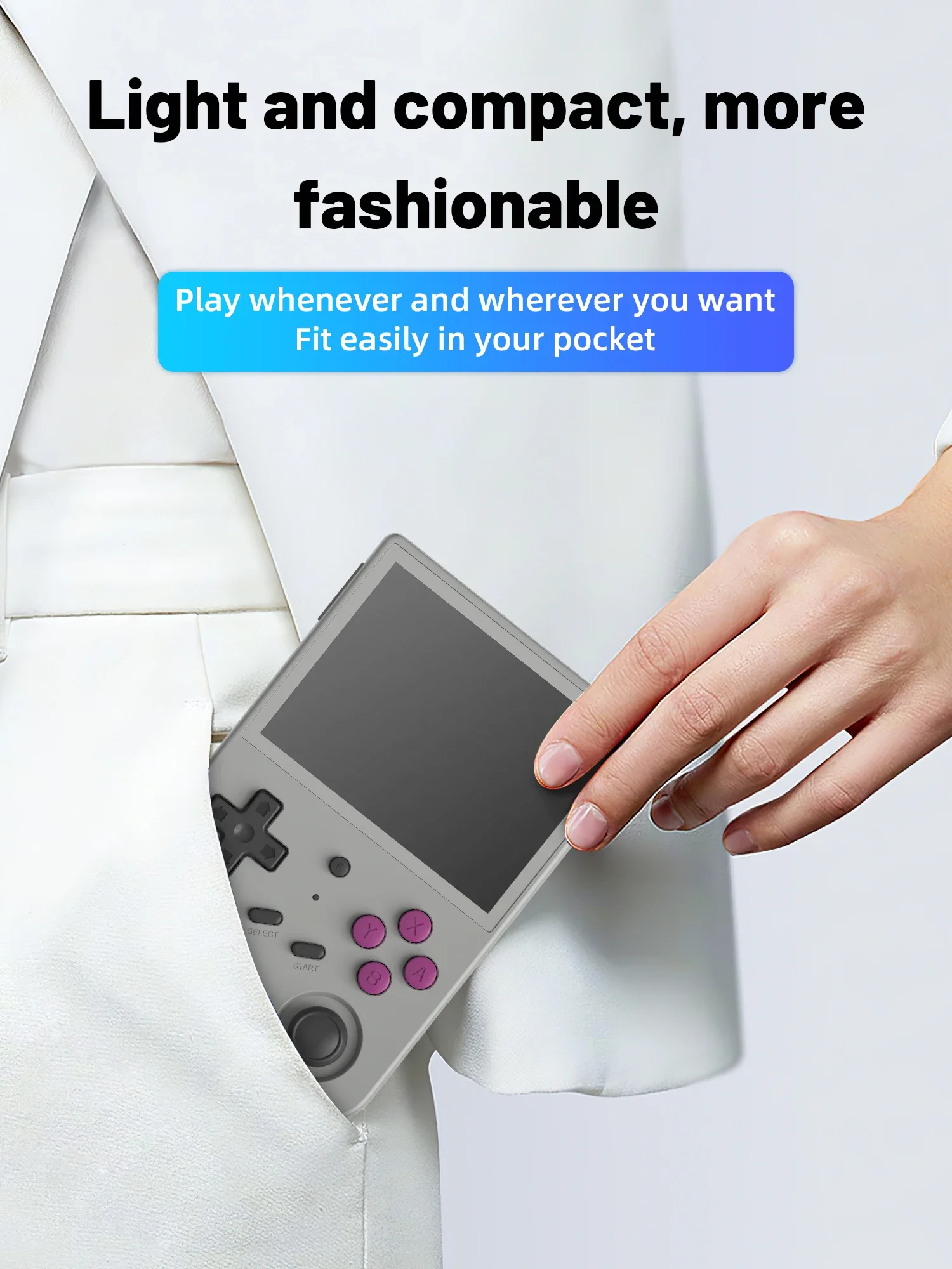 ANBERNIC RG353VS supports handle connection, dual player online, CPU RK3566 quad core 644 bit high performance, game console