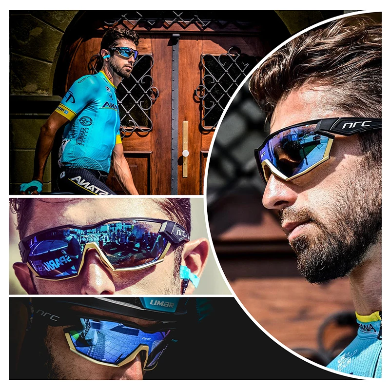 NRC X2 PRide 3 objektiv Radfahren Gläser Mann Mountainbike Fahrrad Sport Sonnenbrille MTB Radfahren Brillen Frau – Detail 2