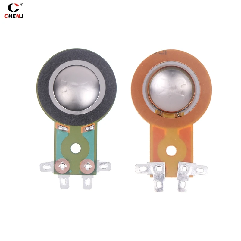 Repair Parts 25.4MM Tweeters Voice Coil Round Speaker Treble Coil Horn Titanium Film Copper Clad Alumium Diaphragm