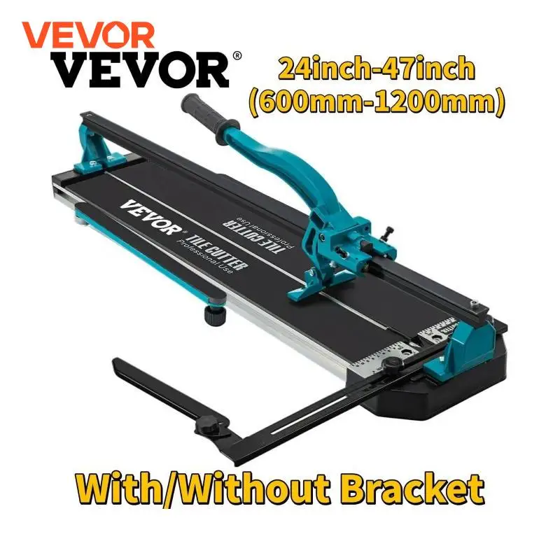 VEVOR Manual Tile Cutter Laser Positioning Single Rail Professional Hand Tool for Cutting Ceramic Porcelain Granite Floor Tiles