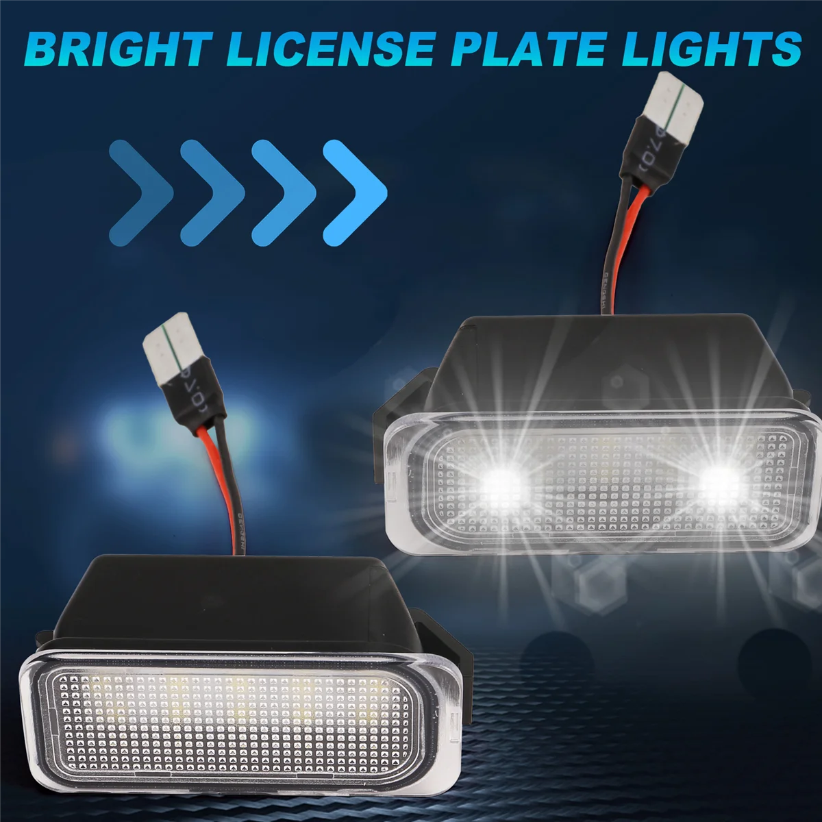 

Прочный светильник номерного знака для Fiesta JA8 Focus DA3 5D светодиодный сигнальный светильник номерного знака 6M2Z13550A 6M2A135