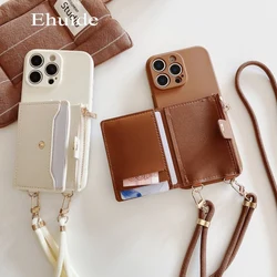 Wallet Card Strap Case for Xiaomi POCO X8 X6 M6 F6 Pro F8 X7 F7 Mi 15T 14T 17 Redmi 15C Bag Crossbody Lanyard PU Leather Cover